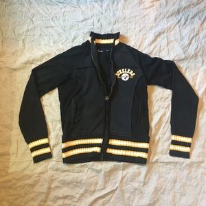 Alyssa Milano Touch Steelers Sweater